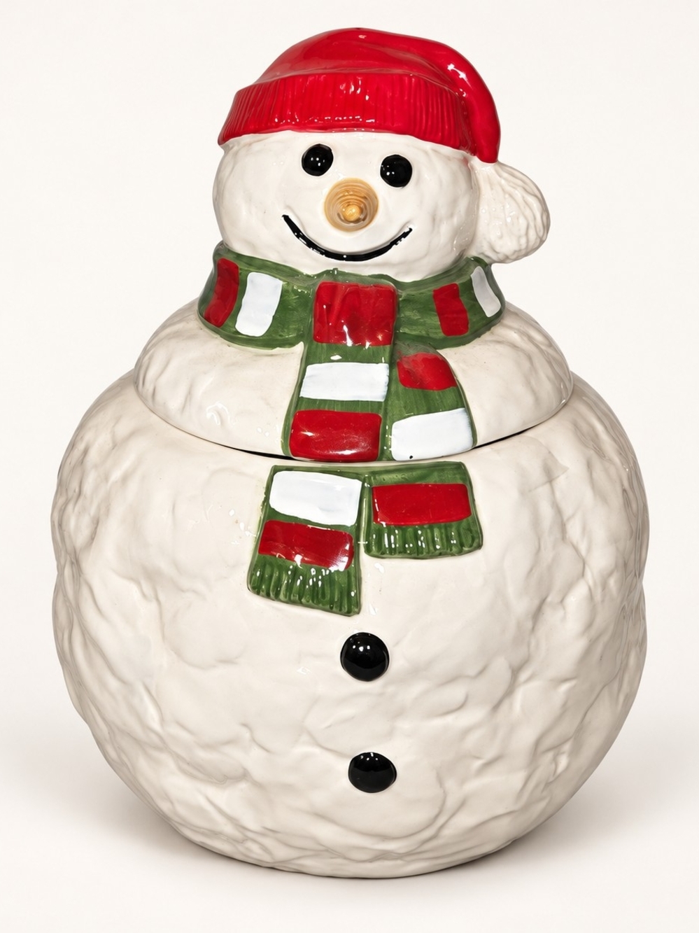 vintage Home Interiors snowman cookie jar